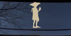 Dobby The house Elf Sci Fi Car or Truck Window Decal Sticker (Desert Sand)