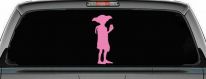 Dobby The house Elf Sci Fi Car or Truck Window Decal Sticker (Pink)