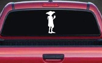Dobby The house Elf Sci Fi Car or Truck Window Decal Sticker