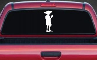 Dobby The house Elf Sci Fi Car or Truck Window Decal Sticker