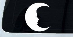 Man In The Moon Car or Truck Window Decal Sticker