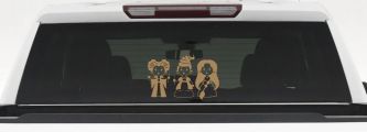 Baby Kid Sanderson Sisters Gothic Halloween Car or Truck Window Vinyl Decal Sticker (Light Brown)