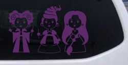 Baby Kid Sanderson Sisters Gothic Halloween Car or Truck Window Vinyl Decal Sticker (Violet)