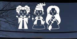 Baby Kid Sanderson Sisters Gothic Halloween Car or Truck Window Decal Sticker