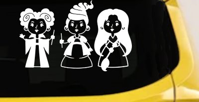 Baby Kid Sanderson Sisters Gothic Halloween Car or Truck Window Vinyl Decal Sticker
