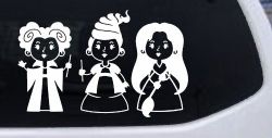 Baby Kid Sanderson Sisters Gothic Halloween Car or Truck Window Decal Sticker