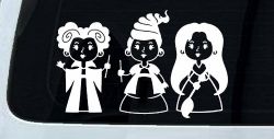 Baby Kid Sanderson Sisters Gothic Halloween Car or Truck Window Decal Sticker