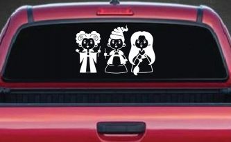 Baby Kid Sanderson Sisters Gothic Halloween Car or Truck Window Decal Sticker