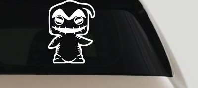 Baby Kid Nightmare Oogie Boogie Gothic Halloween Car or Truck Window Vinyl Decal Sticker