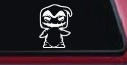 Baby Kid Nightmare Oogie Boogie Gothic Halloween Car or Truck Window Decal Sticker