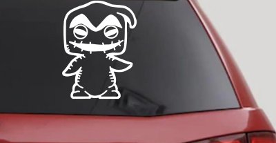 Baby Kid Nightmare Oogie Boogie Gothic Halloween Car or Truck Window Vinyl Decal Sticker