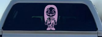 Baby Kid Sally Nightmare Gothic Halloween Car or Truck Window Decal Sticker (Lilac)