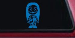 Baby Kid Sally Nightmare Gothic Halloween Car or Truck Window Vinyl Decal Sticker (Sky Blue)
