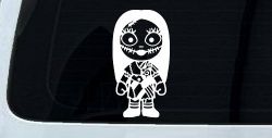 Baby Kid Sally Nightmare Gothic Halloween Car or Truck Window Decal Sticker