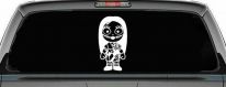 Baby Kid Sally Nightmare Gothic Halloween Car or Truck Window Decal Sticker