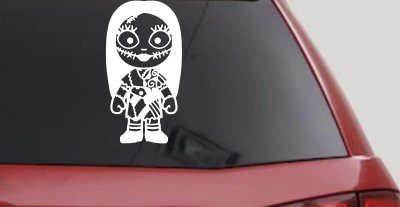 Baby Kid Sally Nightmare Gothic Halloween Car or Truck Window Vinyl Decal Sticker