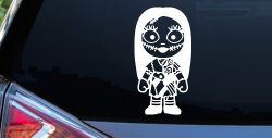 Baby Kid Sally Nightmare Gothic Halloween Car or Truck Window Decal Sticker