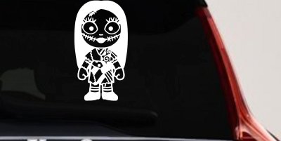 Baby Kid Sally Nightmare Gothic Halloween Car or Truck Window Vinyl Decal Sticker
