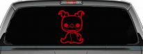 Baby Kid Puppy Dog Zero Nightmare Gothic Halloween Car or Truck Window Decal Sticker (Red)