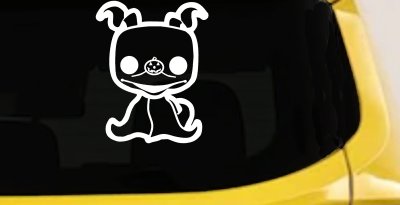 Baby Kid Puppy Dog Zero Nightmare Gothic Halloween Car or Truck Window Vinyl Decal Sticker