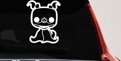 Baby Kid Puppy Dog Zero Nightmare Gothic Halloween Car or Truck Window Vinyl Decal Sticker