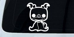 Baby Kid Puppy Dog Zero Nightmare Gothic Halloween Car or Truck Window Decal Sticker