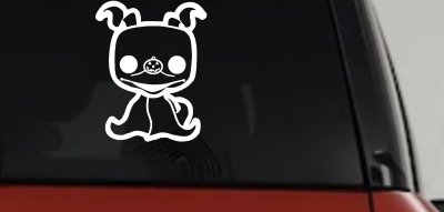 Baby Kid Puppy Dog Zero Nightmare Gothic Halloween Car or Truck Window Vinyl Decal Sticker