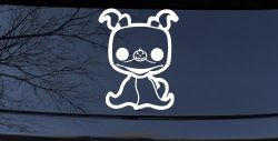 Baby Kid Puppy Dog Zero Nightmare Gothic Halloween Car or Truck Window Decal Sticker