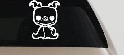 Baby Kid Puppy Dog Zero Nightmare Gothic Halloween Car or Truck Window Vinyl Decal Sticker