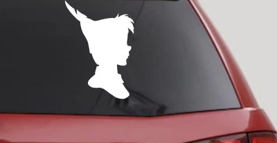 Peter Pan Cartoons Car or Truck Window Vinyl Decal Sticker