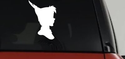 Peter Pan Cartoons Car or Truck Window Vinyl Decal Sticker
