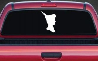 Peter Pan Cartoons Car or Truck Window Decal Sticker