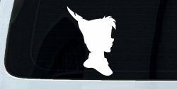 Peter Pan Cartoons Car or Truck Window Decal Sticker