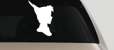 Peter Pan Cartoons Car or Truck Window Vinyl Decal Sticker