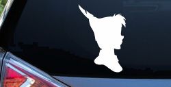 Peter Pan Cartoons Car or Truck Window Decal Sticker