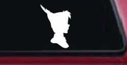 Peter Pan Cartoons Car or Truck Window Decal Sticker