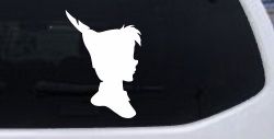 Peter Pan Cartoons Car or Truck Window Decal Sticker