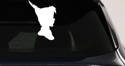Peter Pan Cartoons Car or Truck Window Vinyl Decal Sticker