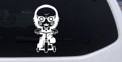 Jigsaw Horror Baby Kid Gothic Halloween Car or Truck Window Decal Sticker