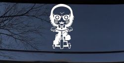 Jigsaw Horror Baby Kid Gothic Halloween Car or Truck Window Decal Sticker