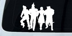 Wizard Of Oz Cartoons Car or Truck Window Decal Sticker