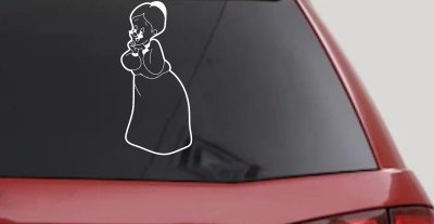 Tweety Birds Granny Cartoons Car or Truck Window Vinyl Decal Sticker
