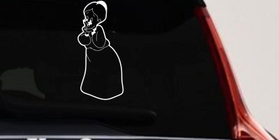 Tweety Birds Granny Cartoons Car or Truck Window Vinyl Decal Sticker
