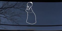 Tweety Birds Granny Cartoons Car or Truck Window Decal Sticker