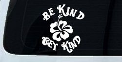 Be Kind Get Kind Flower Inspirational Car or Truck Window Decal Sticker