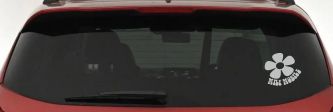 MILF Mobile Funny Car or Truck Window Decal Sticker (Light Gray)