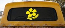 MILF Mobile Funny Car or Truck Window Decal Sticker (Yellow)