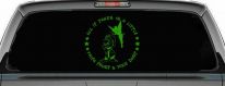Tinkerbell Tinker Bell and Grumpy Faith Trust and Pixie Dust Cartoons Car or Truck Window Decal Sticker (Lime)
