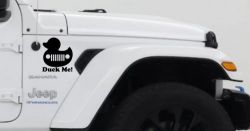 Duck Me Rubber Duck Off Road Car or Truck Window Decal Sticker (Black)