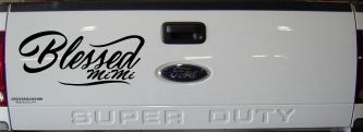 Blessed MiMi Car or Truck Window Decal Sticker (Black)